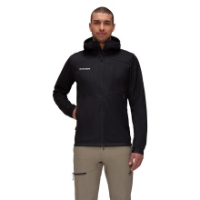 Mammut Całoroczna kurtka softshell Ultimate VII SO z kapturem (wodoszczelna) czarna męska